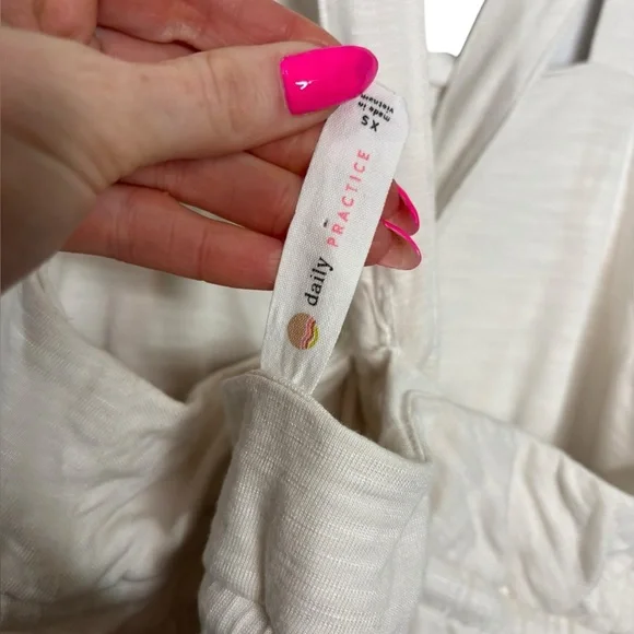 Anthropologie Daily Practice Relaxed Colorblock Jumpsuit Casual Lightweight XS - Picture 11 of 14